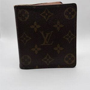 Authentic Louis Vuitton Dark Brown Monogram Bifold